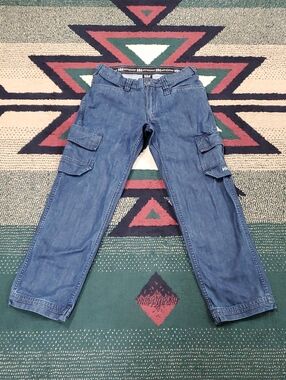 Helly Hansen Men's Denim-Look Blue Jean Cargo Pants